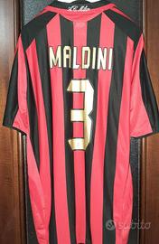 Maglia Milan 2005 2006 Home Maldini #3 Originale