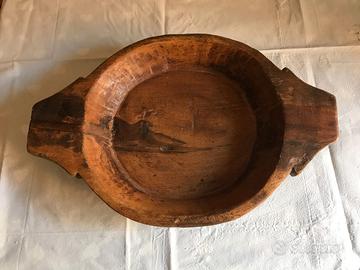 GRANDE PIATTO IN LEGNO CENTROTAVOLA RUSTICO