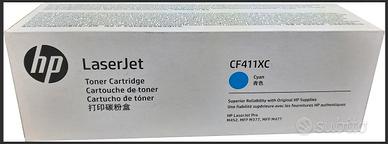 TONER HP  CF411XC  - CIANO  NUOVO
