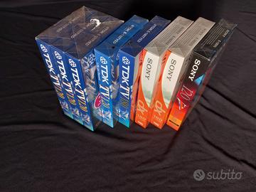 8 videocassette VHS nuove sigillate
