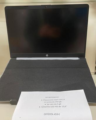NOTEBOOK HP I3 256/4GB 15,6”
