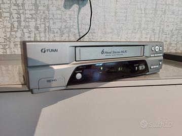 Videoregistratore VHS Funai 6 Testine da riparare