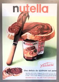 Poster Nutella Anni '50/'60 Vintage 25x35 cm