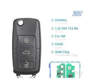 CHIAVE COMPLETA SEAT VOLKSWAGEN VW SKODA VARI MODE
