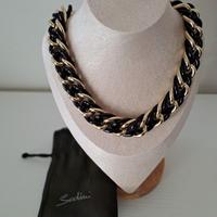 Collana nera/oro Sodini bijoux