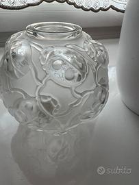 Lalique vaso cristallo