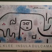 quadro con cornice paul klee "insula dulcamara".