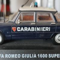 Carabinieri Alfa Romeo Giulia 1600 Super 1970 1/43