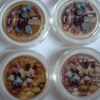 Monete Avengers Capitan America e Topolino+Minnie