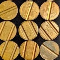 30 gettoni telefonici assortiti 