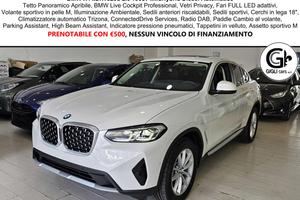 BMW X4 Xdrive 20d mhev Tetto cam Nav PDC Full LED