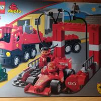 LEGO DUPLO 4694 VILLE GRANDE FERRARI PITSTOP (raro