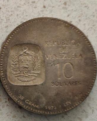 Moneta Simon Bolivar 1973