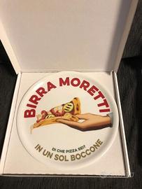 2 Piatti Pizza Birra Moretti - NUOVI