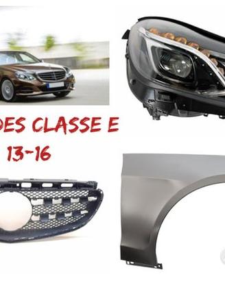 Mercedes Classe E 13-16 paraurti musata cofano