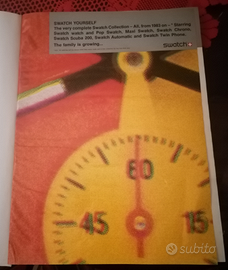 Libro Swatch Yourself 1983.Rilegatura editoriale