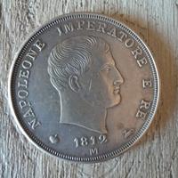 Moneta 5 lire Napoleone Re d'Italia