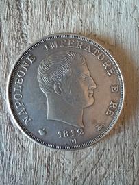 Moneta 5 lire Napoleone Re d'Italia