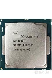 CPU Intel I3  8100 