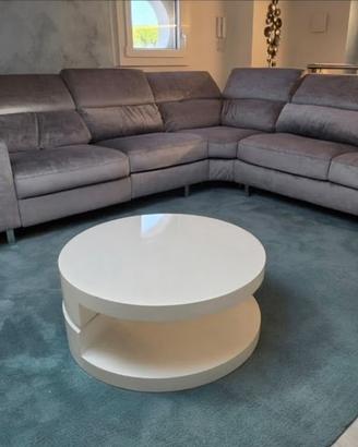 Divano ad angolo con relax e divano letto