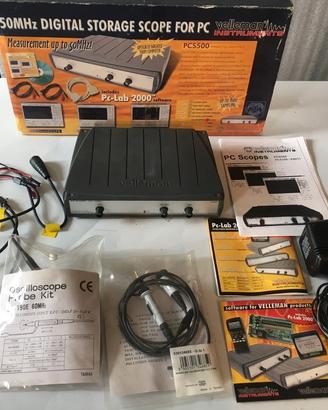 Oscilloscopio digitale 50 Mhz 2 CH PC