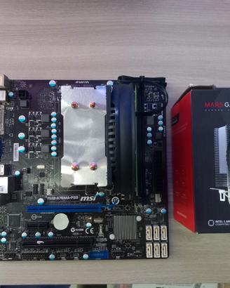 scheda madre msi  con amd A8 5600k 3.5 GHz RAM 8gb