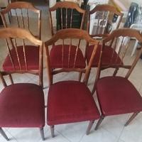 Sedie vintage in legno 