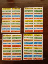 Adesivi "Trasferito" Calciatori Panini 2001/02