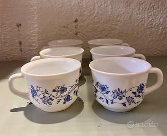 6 tazze Nutella Vintage anni '70