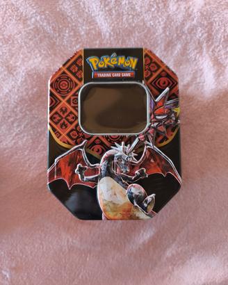 scatola tin Charizard destino di paldea 