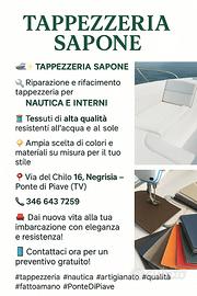 Tappezzeria nautica personalizzata