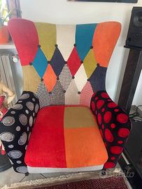 Poltrona multi colore