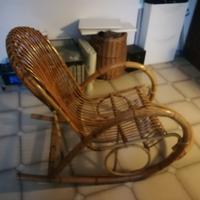 Sedia a dondolo da interno / esterno
