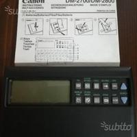 Due agende elettroniche Canon DM-2800 e DM-2510