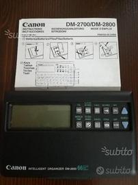 Due agende elettroniche Canon DM-2800 e DM-2510