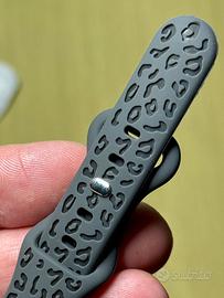 Cinturino sportivo bracciale silicone Nero 16mm