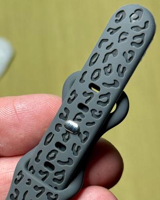 Cinturino sportivo bracciale silicone Nero 16mm
