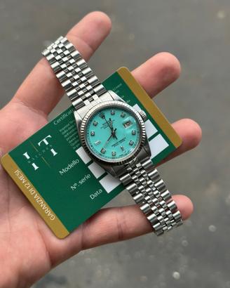 ROLEX DATEJUST 16014 36MM TURCHESE DIAMANTI 💎