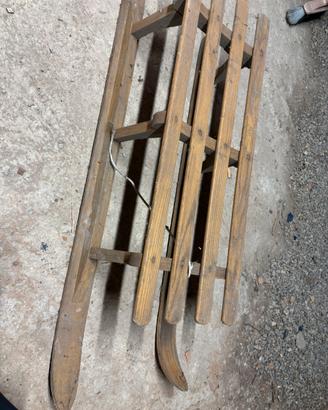 Slittino legno