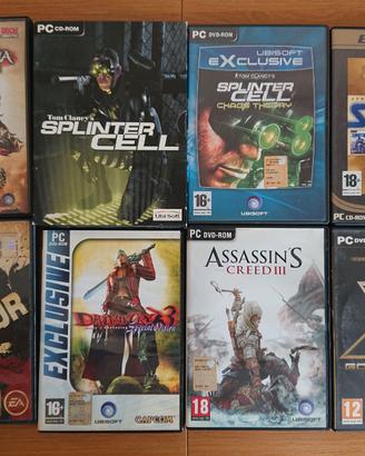 Lotto Videogiochi PC Splinter Cell Devil May Cry..