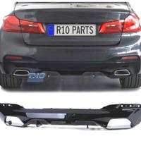 DIFFUSORE BMW G30 G31 LOOK M-PERFORMANCE NERO LUCI