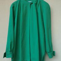 Blusa Vintage Gabriella Medici Torino Verde