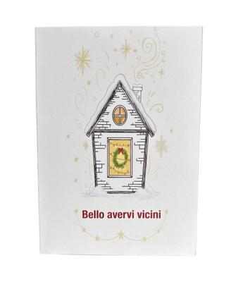 8 Biglietti d'Auguri 10,5cm base x 14,8cm altezza