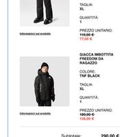 Completo Snow x ragazzo/a (taglia XL 14/16 anni)