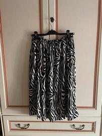 Gonna Ovs Zebrata Animalier Donna