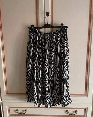 Gonna Ovs Zebrata Animalier Donna