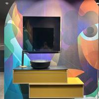 Mobile da bagno design, esposizione.