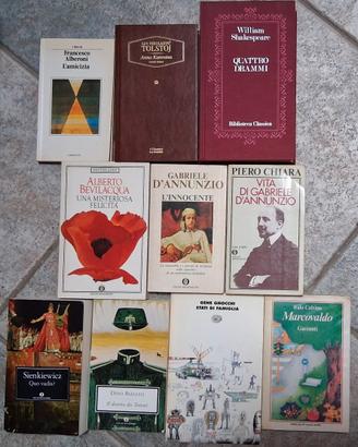Lotto 10 libri classici e narrativa vari