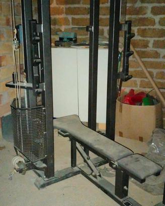Stazione multifunzione fitness DeziSport panca rac