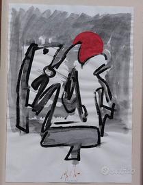 SERGIO DANGELO tecnica mista PUBBLICATA